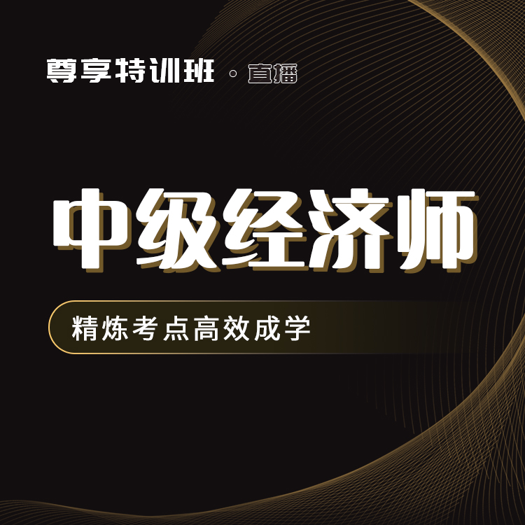 2025年中级经济师尊享特训班