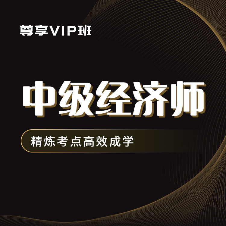 2025年中级经济师尊享VIP班